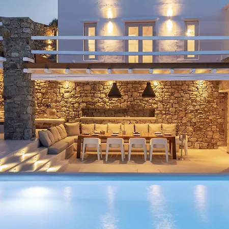 빌라 Actors Prestige -private Pool & Sea View Mykonos Town