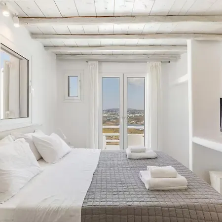 빌라 Actors Prestige -private Pool & Sea View Mykonos Town