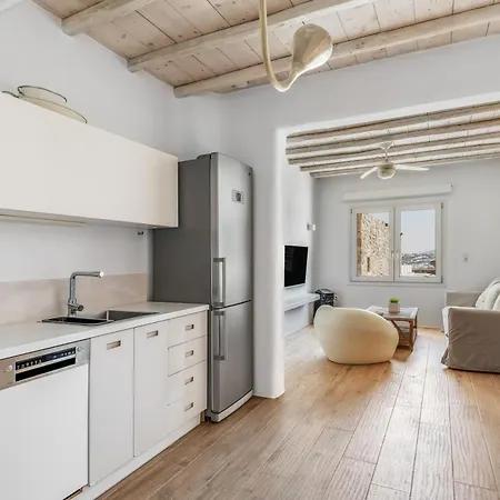 Mykonos Actors Villa 3 Bdr Private Pool Iconic Views 아파트 Mykonos Town