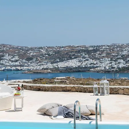 Mykonos Actors Villa 3 Bdr Private Pool Iconic Views Mykonos Town