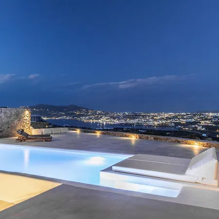 Mykonos Actors Villa 3 Bdr Private Pool Iconic Views