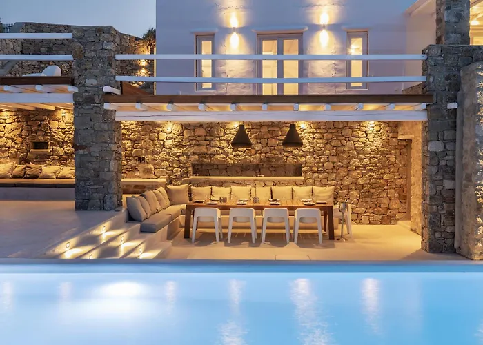 Villa Actors Prestige -private Pool & Sea View Mykonos Town