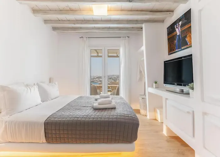 Actors Prestige -private Pool & Sea View Mykonos Town