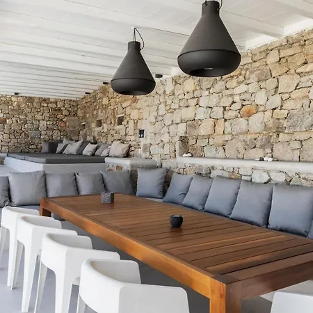 Апартаменты Mykonos Actors Villa 3 Bdr Private Pool Iconic Views Mykonos Town