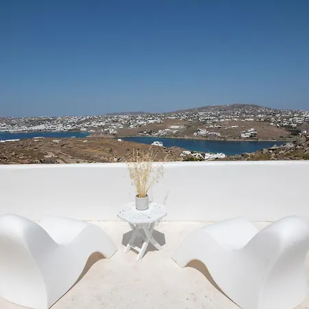 Mykonos Actors Villa 3 Bdr Private Pool Iconic Views Apartament