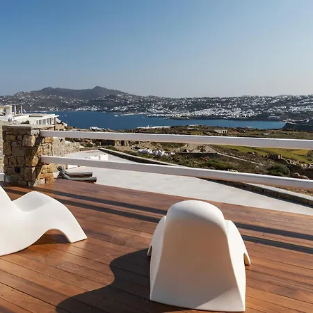 Mykonos Actors Villa 3 Bdr Private Pool Iconic Views Mykonos Town