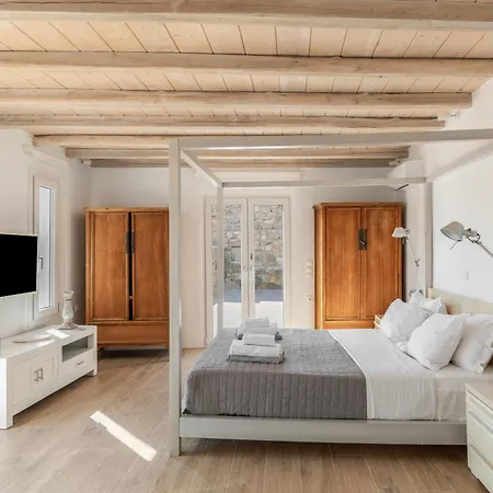 Mykonos Actors Villa 3 Bdr Private Pool Iconic Views Apartament