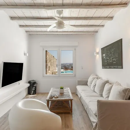 Mykonos Actors Villa 3 Bdr Private Pool Iconic Views *