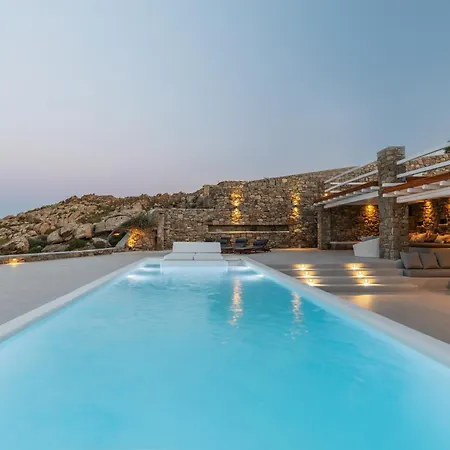 Mykonos Actors Villa 3 Bdr Private Pool Iconic Views