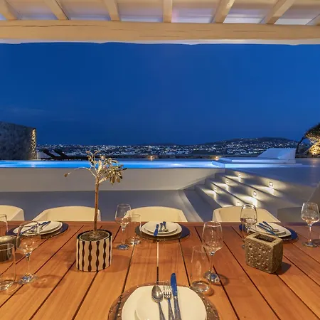 Mykonos Actors Villa 3 Bdr Private Pool Iconic Views *