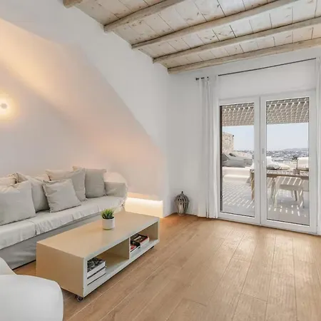 ヴィラ Actors Prestige -private Pool & Sea View Mykonos Town